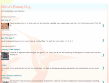 Tablet Screenshot of mevobeautyblog.blogspot.com