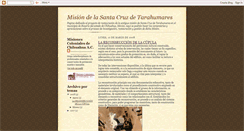 Desktop Screenshot of misiondelasantacruz.blogspot.com