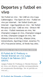 Mobile Screenshot of deportesyfutbolenvivo.blogspot.com