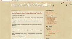 Desktop Screenshot of another-fucking-fashionista.blogspot.com