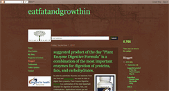 Desktop Screenshot of eatfatandgrowthin.blogspot.com