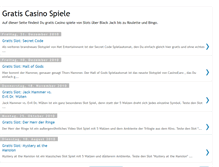 Tablet Screenshot of gratiscasinospiele.blogspot.com