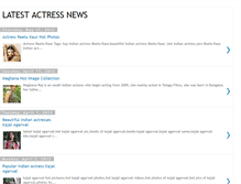 Tablet Screenshot of latest-actress-news.blogspot.com