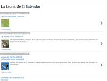 Tablet Screenshot of lafaunadeelsalvador.blogspot.com