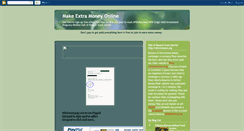 Desktop Screenshot of makextramoneyonline-emcee.blogspot.com