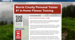 Desktop Screenshot of morriscountypersonaltrainer.blogspot.com