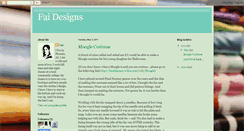 Desktop Screenshot of faidesigns.blogspot.com