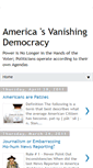 Mobile Screenshot of americasvanishingdemocracy.blogspot.com