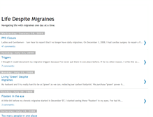 Tablet Screenshot of lifedespitemigraines.blogspot.com