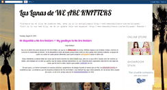 Desktop Screenshot of lanasdeweareknitters.blogspot.com