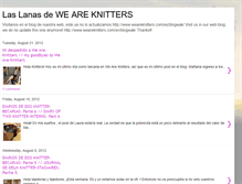 Tablet Screenshot of lanasdeweareknitters.blogspot.com