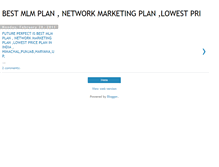 Tablet Screenshot of bestmlmplan.blogspot.com