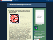 Tablet Screenshot of centrodepadrescolegiosanpatricio.blogspot.com
