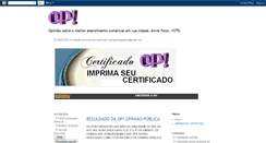 Desktop Screenshot of opopiniao.blogspot.com