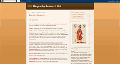 Desktop Screenshot of biographiesunit.blogspot.com