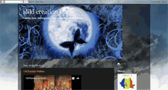 Desktop Screenshot of alikicreationhouse.blogspot.com