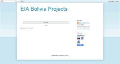 Desktop Screenshot of eiabolivia.blogspot.com