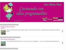 Tablet Screenshot of cocinandoconollagmdyhornoconveccion.blogspot.com