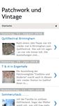 Mobile Screenshot of patchworkundvintage.blogspot.com