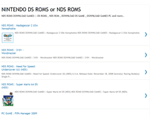 Tablet Screenshot of nds-roms-download.blogspot.com