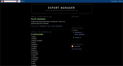 Desktop Screenshot of esportmanager.blogspot.com