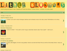 Tablet Screenshot of little-bloggers.blogspot.com