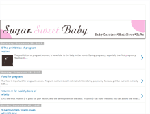 Tablet Screenshot of ilovesugarsweetbaby.blogspot.com