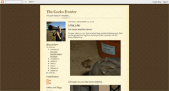 Desktop Screenshot of gecko-hunter.blogspot.com