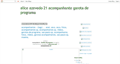 Desktop Screenshot of aliceazevedo21.blogspot.com