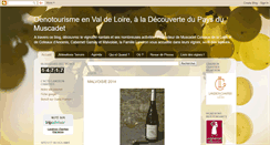 Desktop Screenshot of landronchartiervigneronoenotourisme.blogspot.com