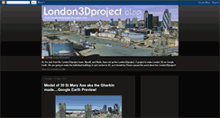 Desktop Screenshot of london3dproject.blogspot.com