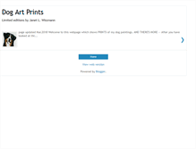 Tablet Screenshot of blackandwhitedogprints.blogspot.com