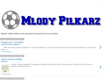 Tablet Screenshot of mlodypilkarz.blogspot.com