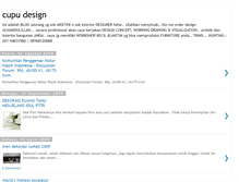 Tablet Screenshot of cupudesign.blogspot.com