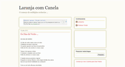 Desktop Screenshot of laranjacomcanela.blogspot.com