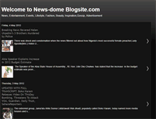 Tablet Screenshot of news-dome.blogspot.com