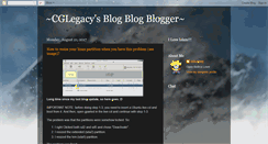 Desktop Screenshot of cglegacy.blogspot.com