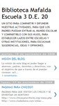 Mobile Screenshot of bibliotecaescuela3mafalda.blogspot.com