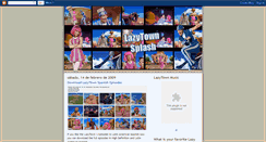 Desktop Screenshot of lazytownsplash.blogspot.com