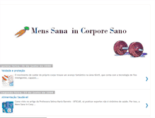 Tablet Screenshot of menscorporesano.blogspot.com