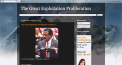 Desktop Screenshot of exploitationproliferation.blogspot.com