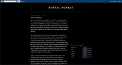 Desktop Screenshot of mortalkombattv.blogspot.com