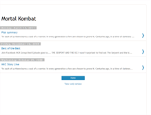 Tablet Screenshot of mortalkombattv.blogspot.com