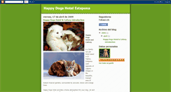 Desktop Screenshot of happydogshotel.blogspot.com