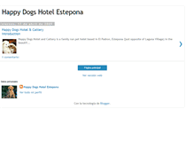 Tablet Screenshot of happydogshotel.blogspot.com