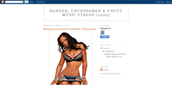 Desktop Screenshot of banneduncensoreduncutmusicvideos2009.blogspot.com