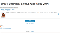 Tablet Screenshot of banneduncensoreduncutmusicvideos2009.blogspot.com