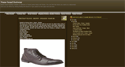 Desktop Screenshot of name-brand-footwear.blogspot.com