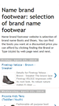 Mobile Screenshot of name-brand-footwear.blogspot.com