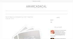 Desktop Screenshot of amarcadacal.blogspot.com